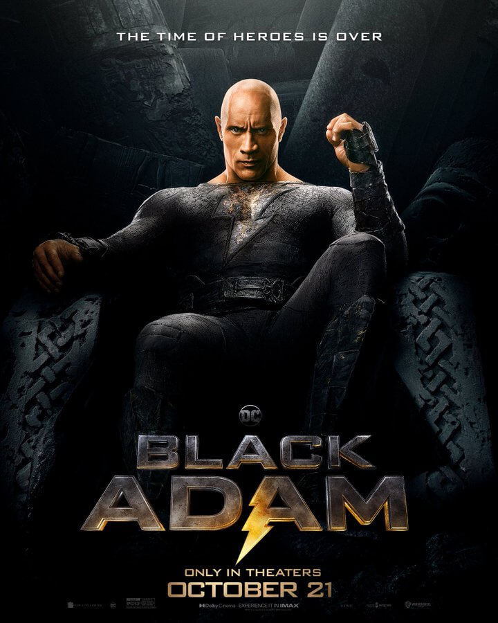 black adam poster