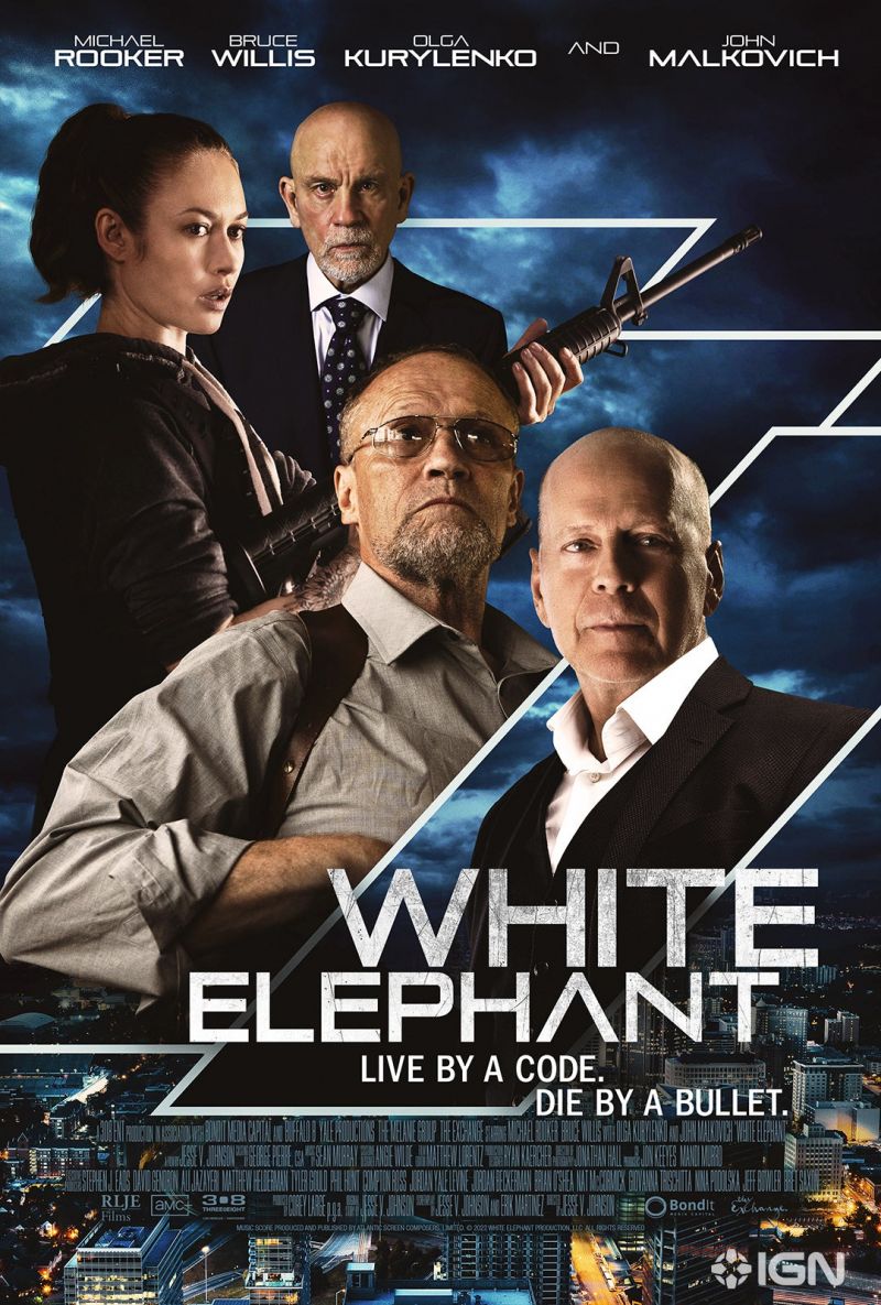 white elephant poster